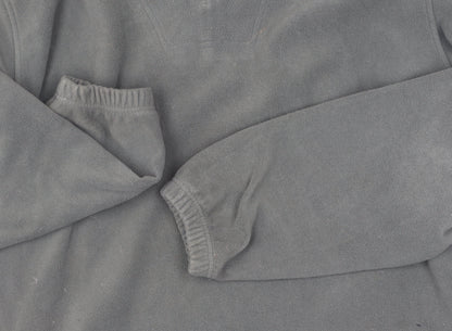 Mens UK Size L Petroleum Grey Pullover Sweatshirt