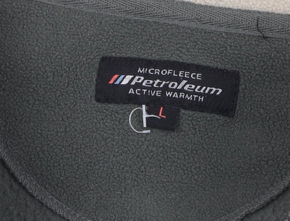 Mens UK Size L Petroleum Grey Pullover Sweatshirt