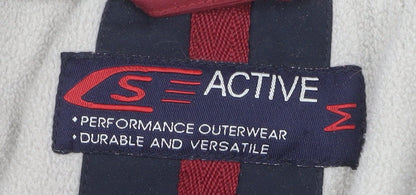 Mens UK Size M CS Active Black Basic Jacket