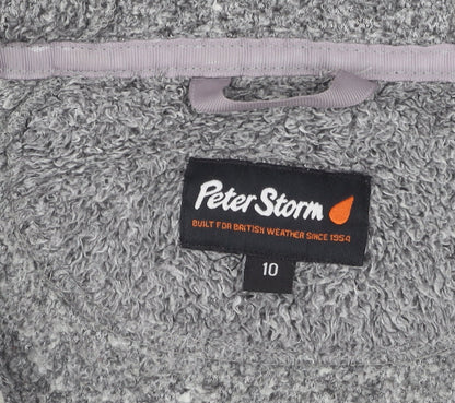 Womens UK Size 10 Peter Storm Grey Basic Jacket