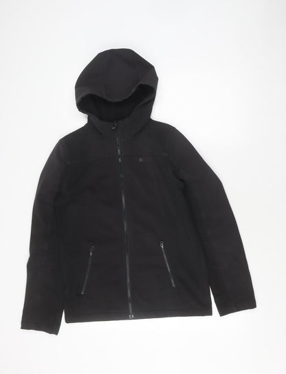 Mountain Warehouse Boys Black Hooded Jacket 13 Years