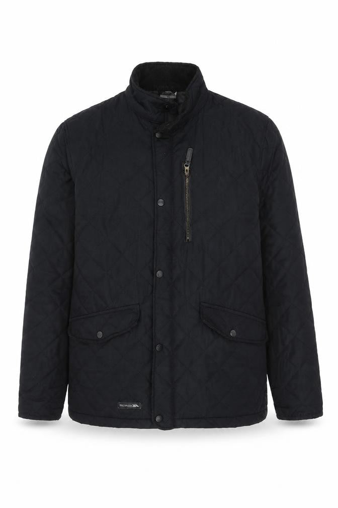 Mens UK Size M Trespass Black Quilted Coat
