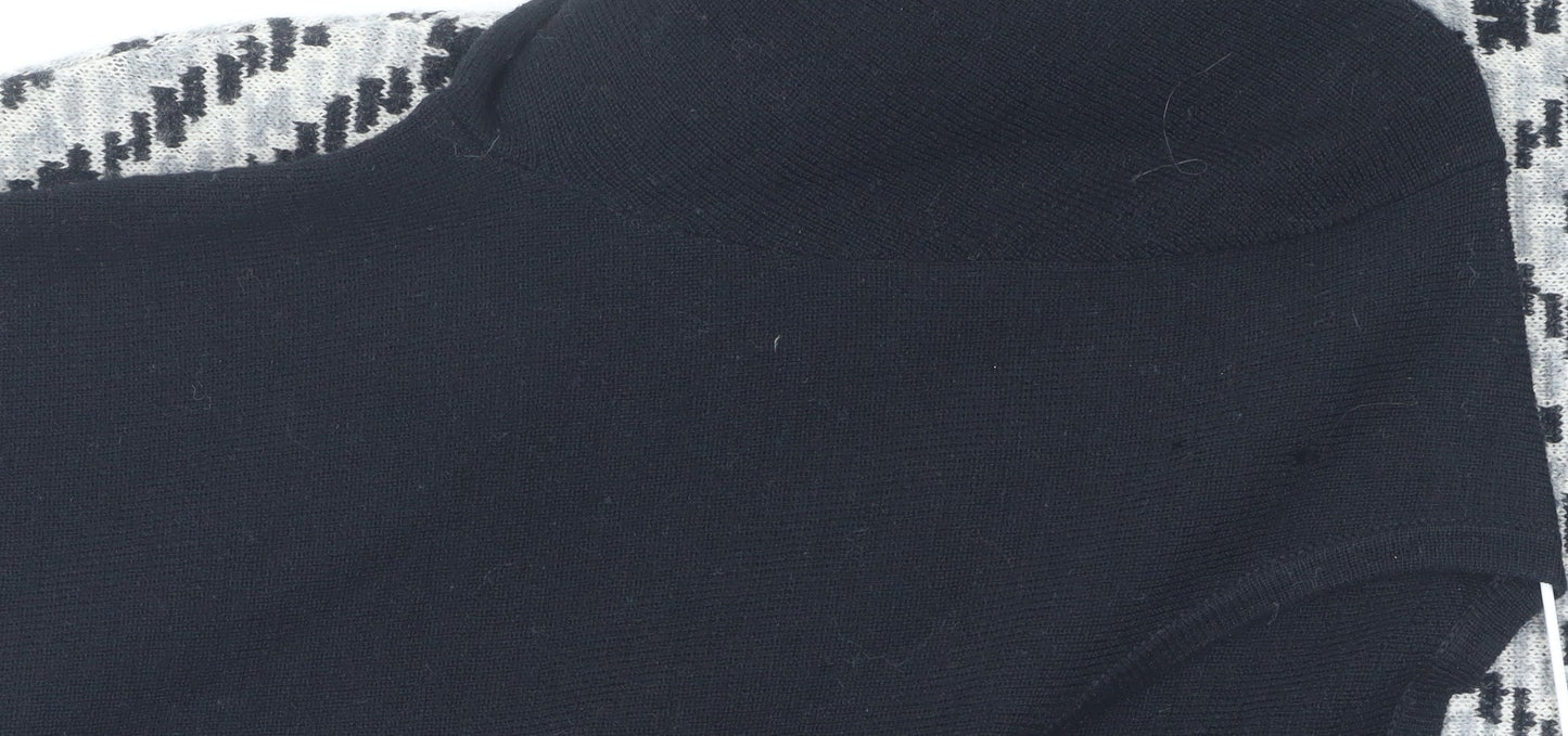 Paul Costelloe Women's Black Wool Sheath Dress XS