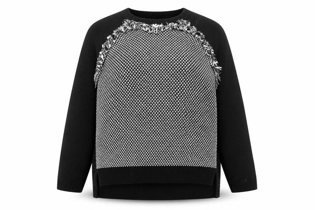 Womens UK Size 20 Marks and Spencer Black Pullover Jumper