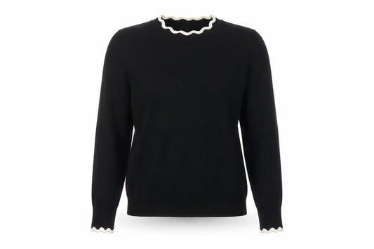 Womens UK Size S H&M Black Pullover Jumper