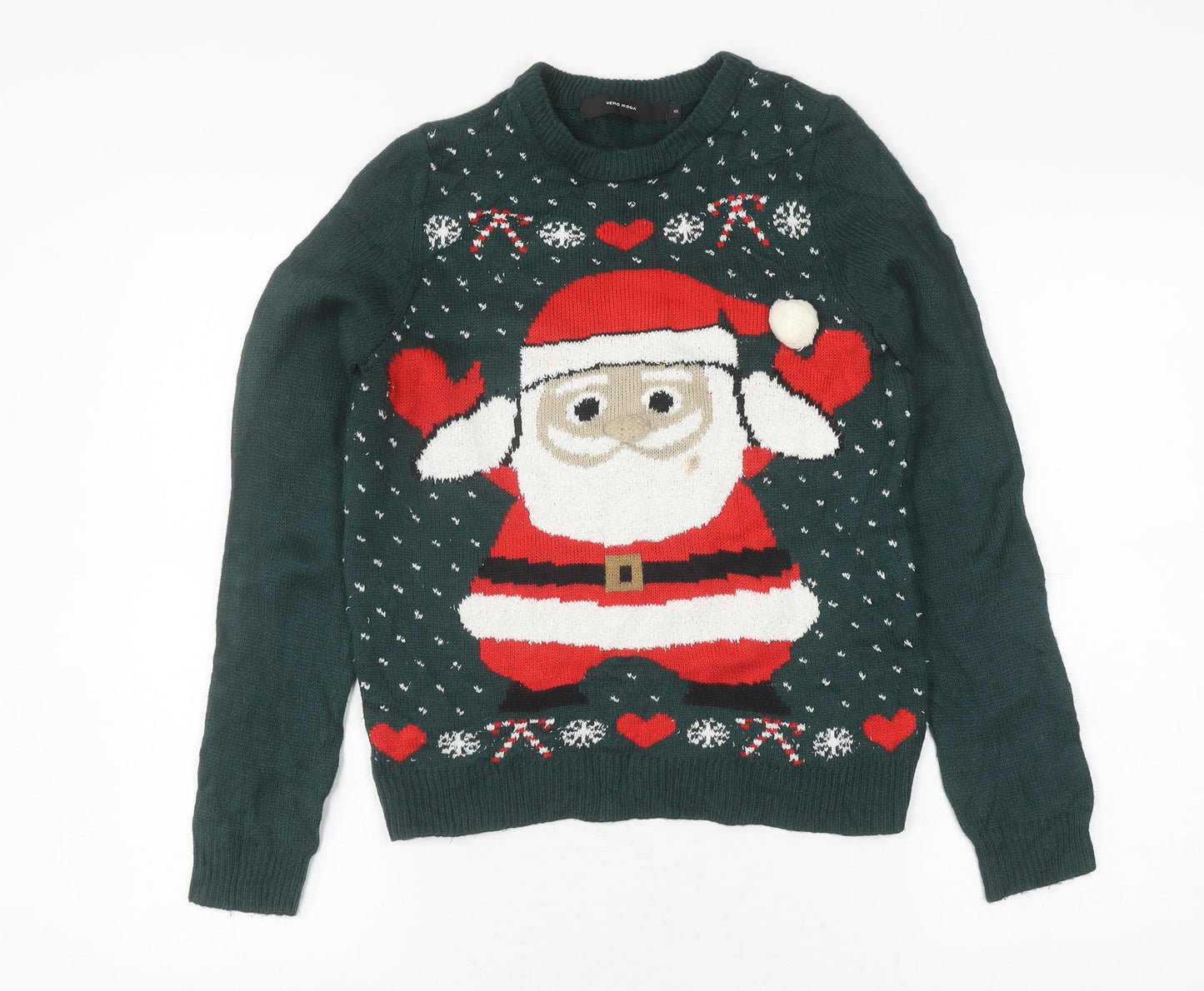 Womens UK Size XS VERO MODA Multicoloured Pullover Jumper