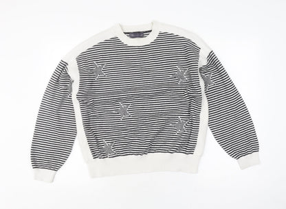 Womens UK Size L Marks and Spencer Black Pullover Jumper