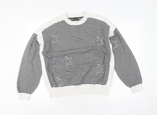 Womens UK Size L Marks and Spencer Black Pullover Jumper