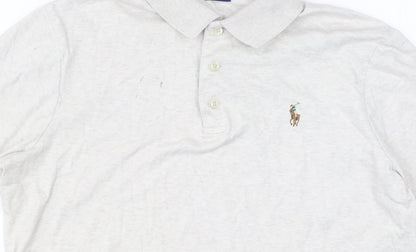 Ralph Lauren Men's Beige Polo Shirt Size S Classic Fit