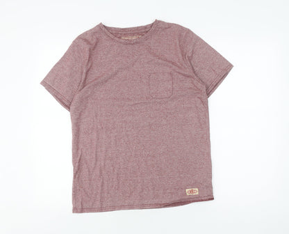 Brooklyn Men's Red Cotton T-Shirt - Size L