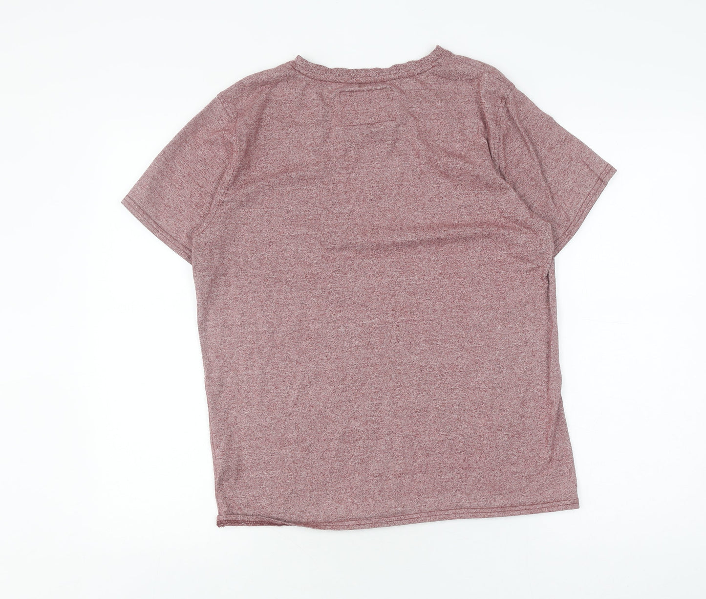 Brooklyn Men's Red Cotton T-Shirt - Size L
