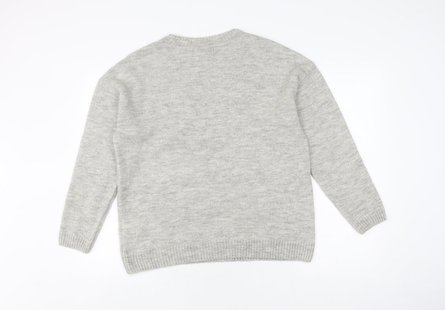 Womens UK Size 12 NEXT Grey Pullover Jumper