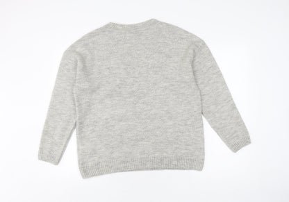 Womens UK Size 12 NEXT Grey Pullover Jumper