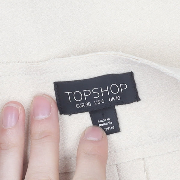 Womens UK Size 10 Topshop Straight & Pencil  Skirt
