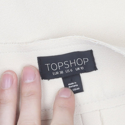 Womens UK Size 10 Topshop Straight & Pencil  Skirt