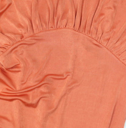 Next Women's Orange Kaftan Midi Dress, Size 12, Summer Casual