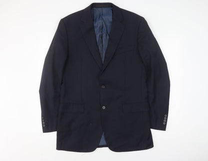 Mens UK Size 40 Marks and Spencer Regular Blue Suit Jacket
