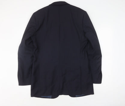 Mens UK Size 40 Marks and Spencer Regular Blue Suit Jacket