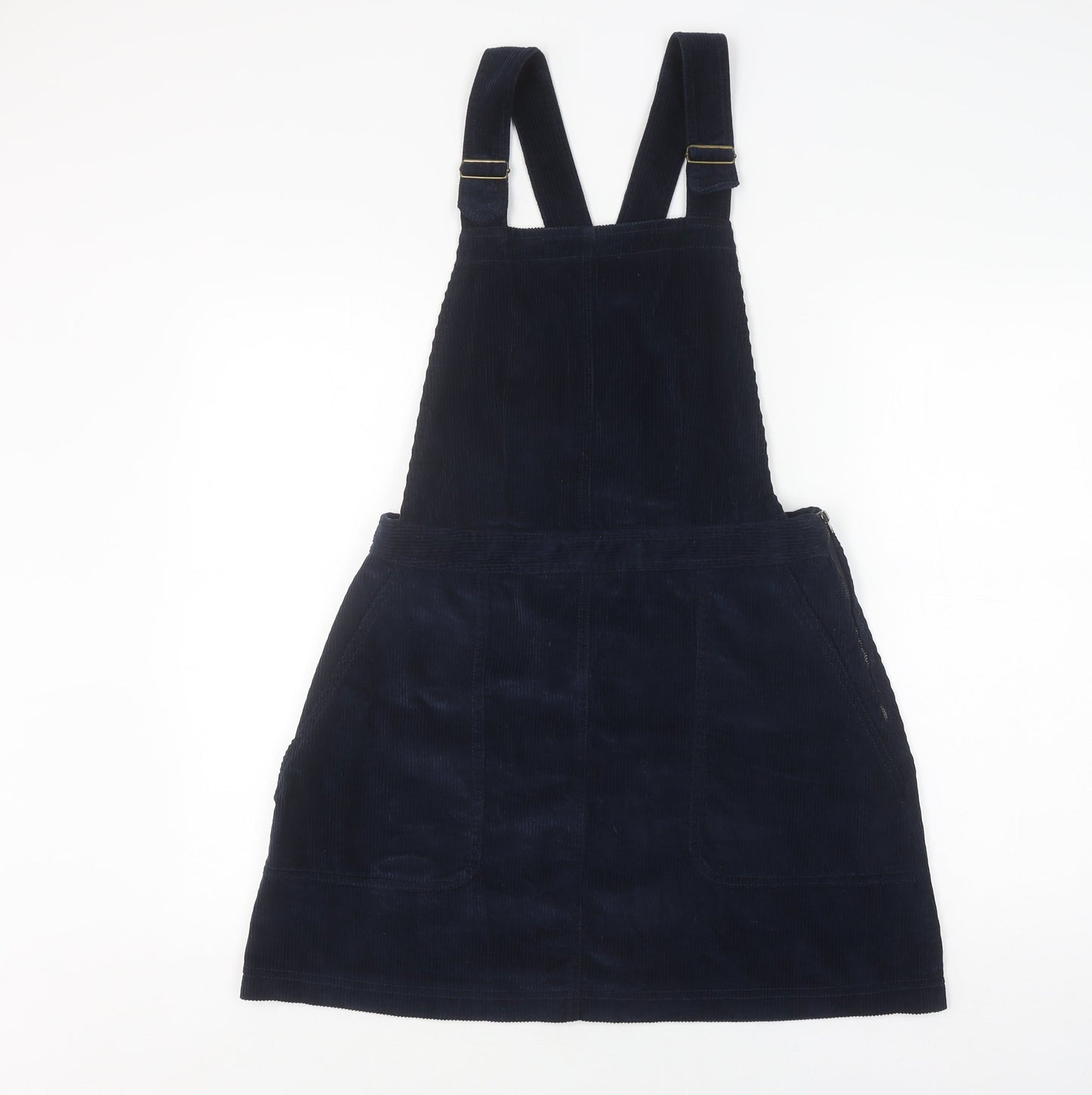 BDG Women's Blue Corduroy Dungaree Dress, Size L, Pinafore