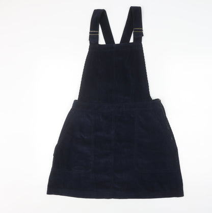 BDG Women's Blue Corduroy Dungaree Dress, Size L, Pinafore