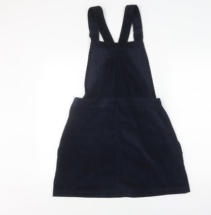 BDG Women's Blue Corduroy Dungaree Dress, Size L, Pinafore