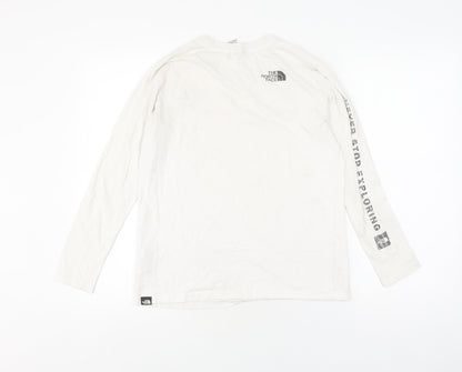 Womens UK Size S The North Face White Basic T-Shirt