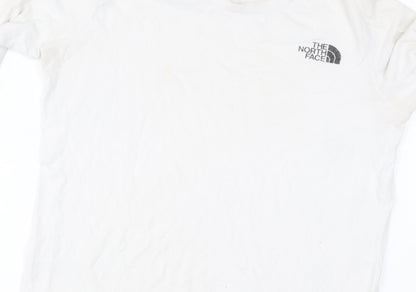 Womens UK Size S The North Face White Basic T-Shirt