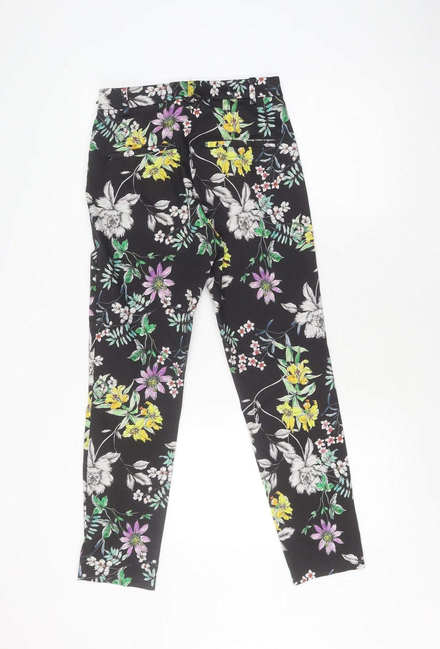 Womens UK Size 8 H&M   Black Trousers