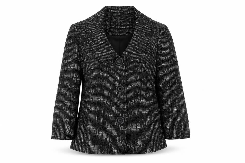 Womens UK Size 12 Kaliko Regular Black Suit Jacket