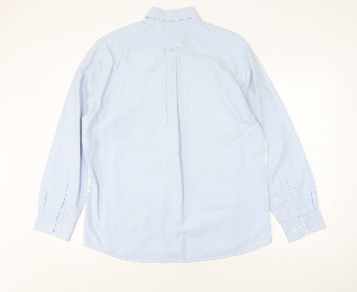 Decenio Sport Men's Blue Regular Fit Striped Shirt