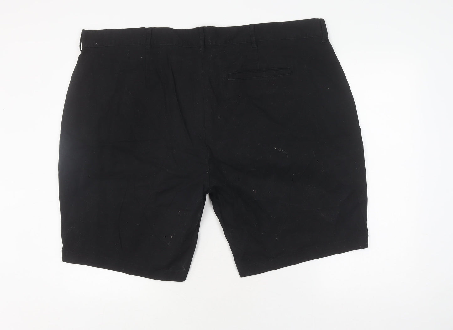 Badrhino Men's Black Chino Shorts Size 46