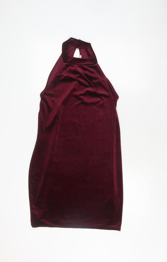 Miss Selfridge Women's Red Sheath Dress Size 12