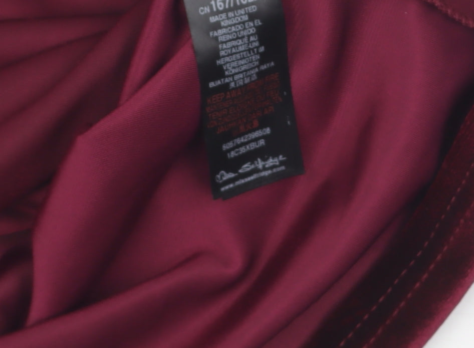 Miss Selfridge Women's Red Sheath Dress Size 12