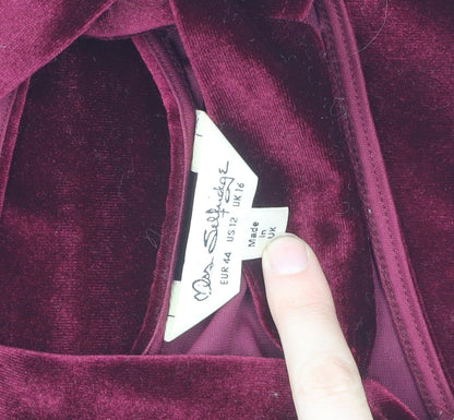 Miss Selfridge Women's Red Sheath Dress Size 12