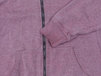 Label J Men's Red Full Zip XL Hoodie with Hood