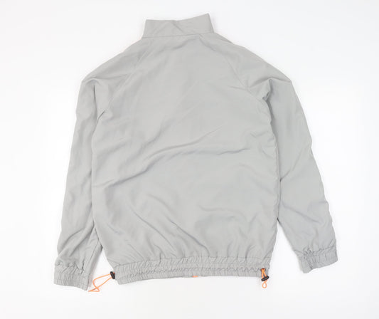 Mens UK Size XS boohooMAN Grey Windbreaker Coat