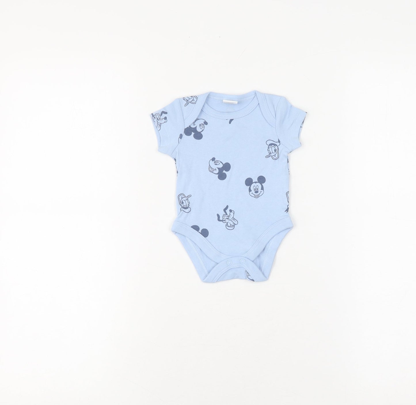 Disney Blue Unisex Newborn Mickey Babygrow Bodysuit