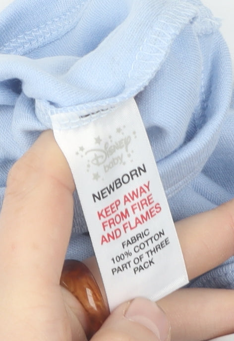 Disney Blue Unisex Newborn Mickey Babygrow Bodysuit