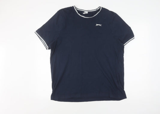 Slazenger Men's XL Blue Crew Neck T-Shirt