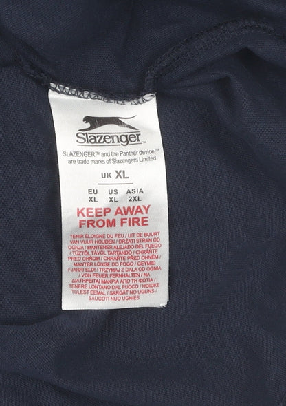 Slazenger Men's XL Blue Crew Neck T-Shirt