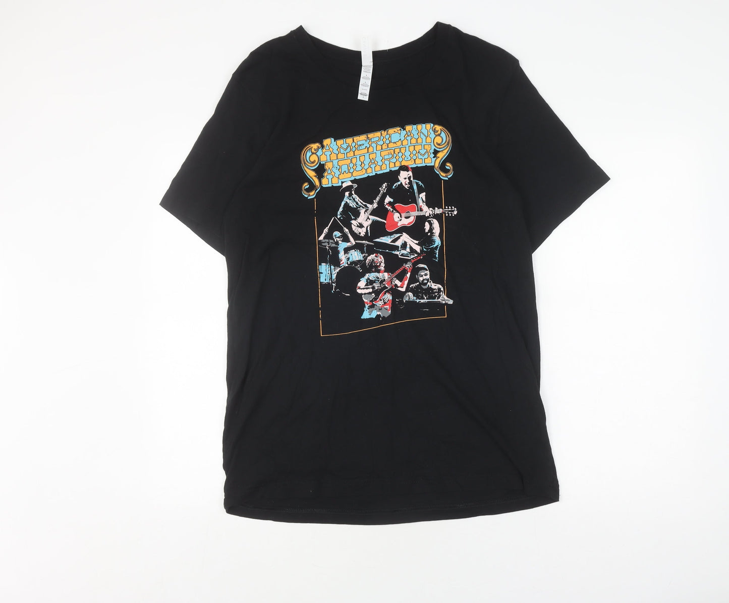 Mens UK Size L Bella + Canvas Black  T-Shirt