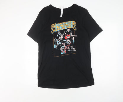 Mens UK Size L Bella + Canvas Black  T-Shirt