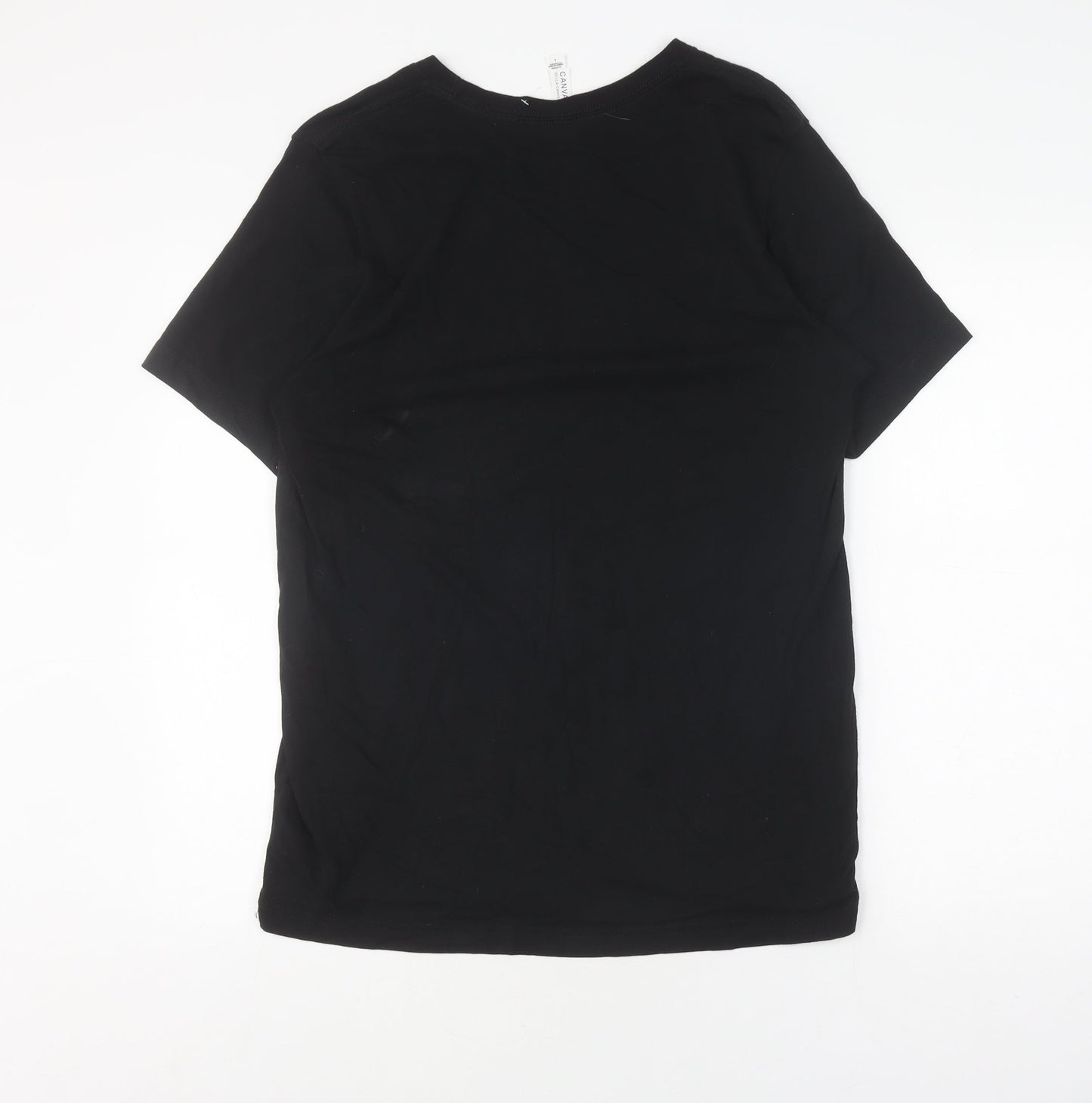 Mens UK Size L Bella + Canvas Black  T-Shirt