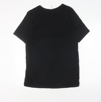Mens UK Size L Bella + Canvas Black  T-Shirt