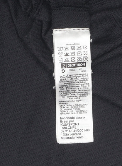 Decathlon Men's Black 3XL T-Shirt for Gym & Training