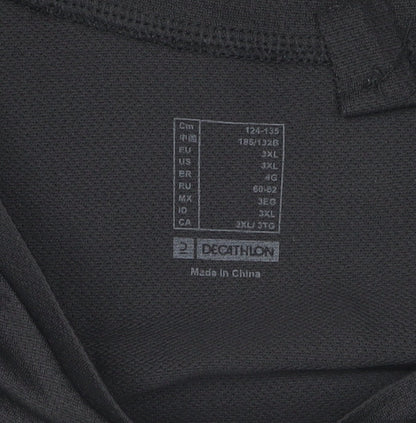 Decathlon Men's Black 3XL T-Shirt for Gym & Training