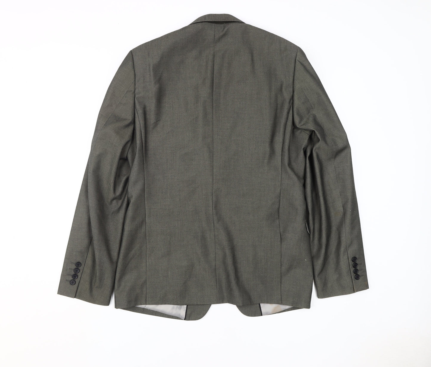 Mens UK Size 40 Topman Regular Grey Suit Jacket