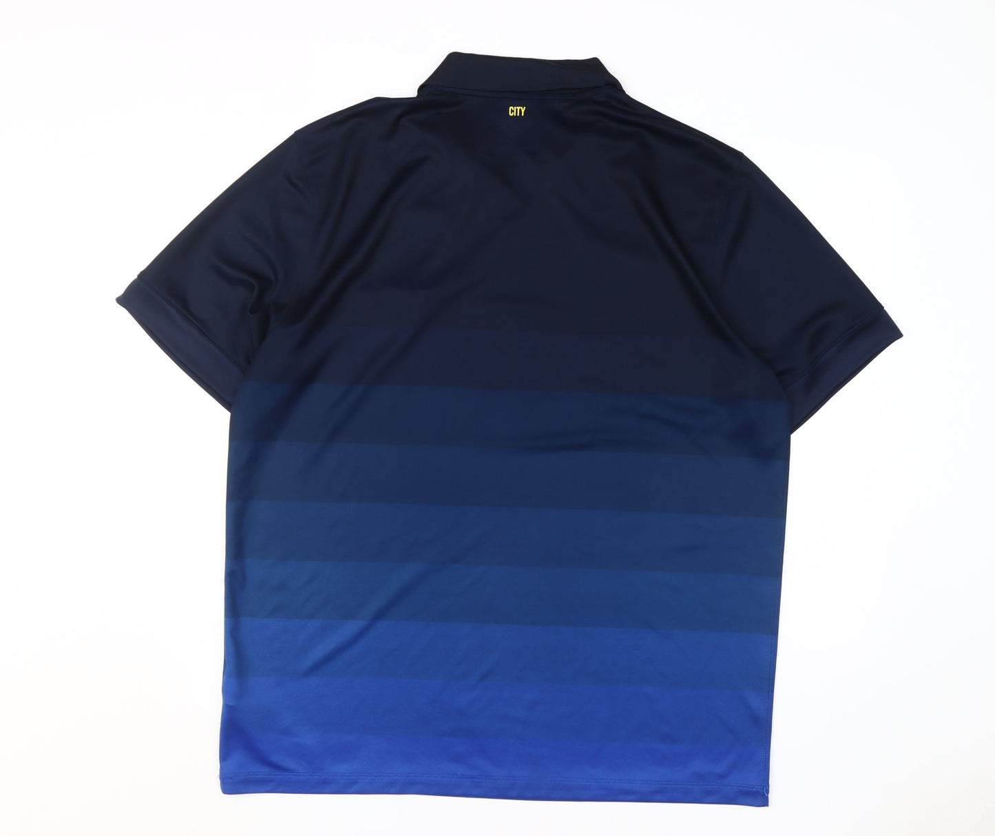 Nike Men's Blue Collared Football Jersey Shirt M