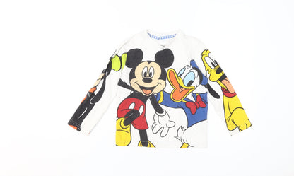 Disney Boys Multicoloured Mickey & Friends Long Sleeve T-Shirt 5-6 Years