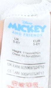 Disney Boys Multicoloured Mickey & Friends Long Sleeve T-Shirt 5-6 Years